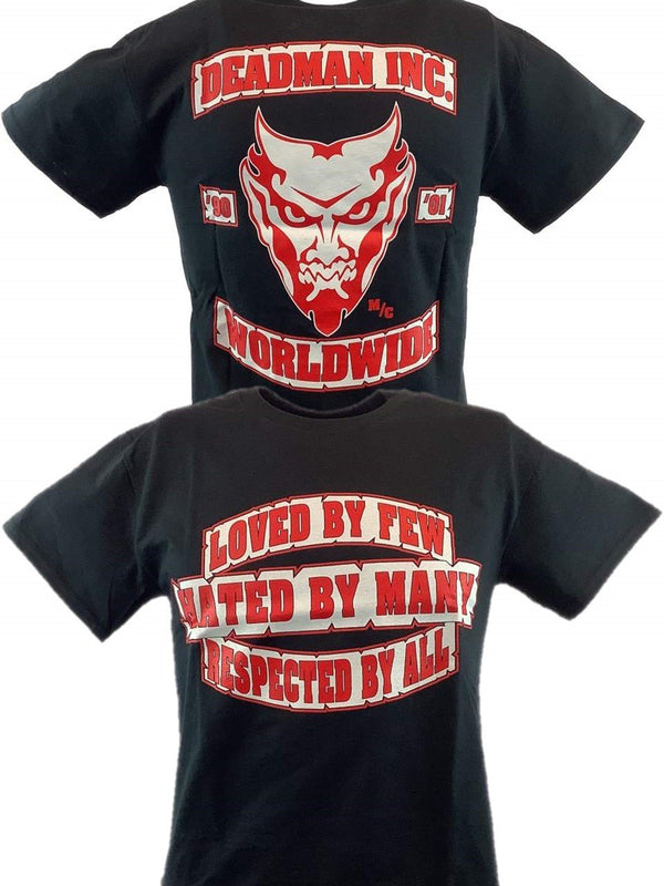 Undertaker Deadman Inc Loved By Few Respected By All Mens Black T-shir - Extreme Wrestling Shirts